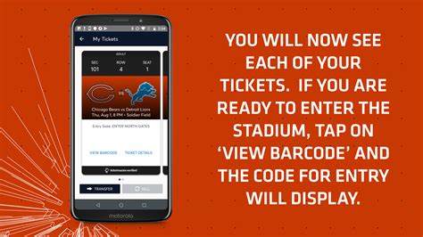 Mobile Ticket Guide | Chicago Bears Official Website