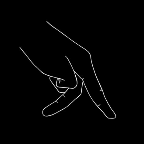 two hands touching each other on a black background with the word love ...