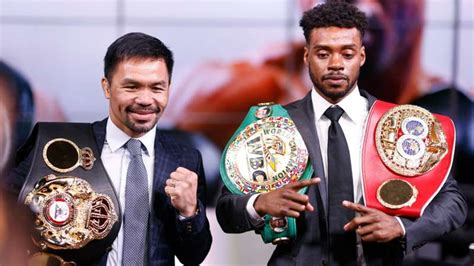 Manny Pacquiao vs. Errol Spence Jr.: Date, fight time TV channel and livestream for the ...