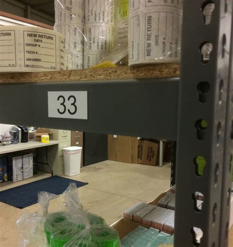 Numbered Magnetic Rack/Shelf Labels | NapTags