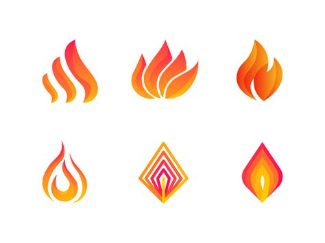 Fire Logo Icons by Bojan Gulevski on Dribbble