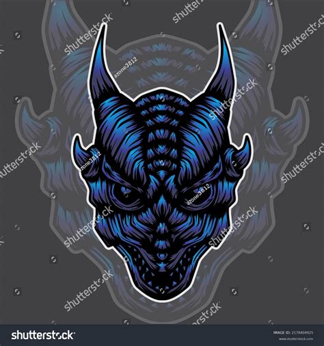 Blue Dragon Mascot Logo Design Stock Vector (Royalty Free) 2178404925 ...