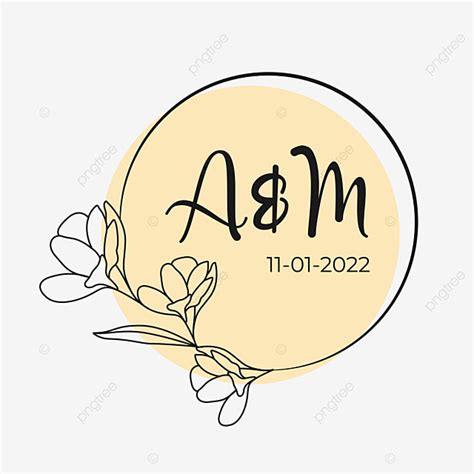 Wedding Logo Monogram Vector PNG Images, Wedding Monogram Logo, Wedding Logo Background, Floral ...