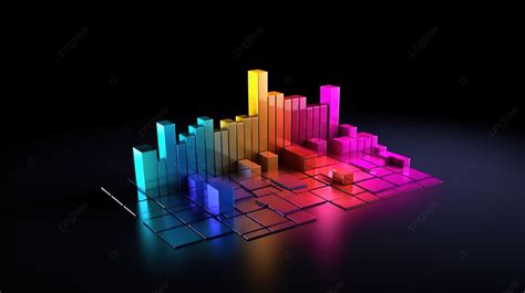 Infografis 3d Dengan Grafik Data Dan Ilustrasi Grafik Batang, Grafik Keuangan, Latar Belakang ...