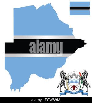 Botswana Coat of Arms Stock Photo: 22368745 - Alamy