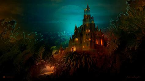 Lilliput Castle Dark Night Wallpapers | HD Wallpapers | ID #23579