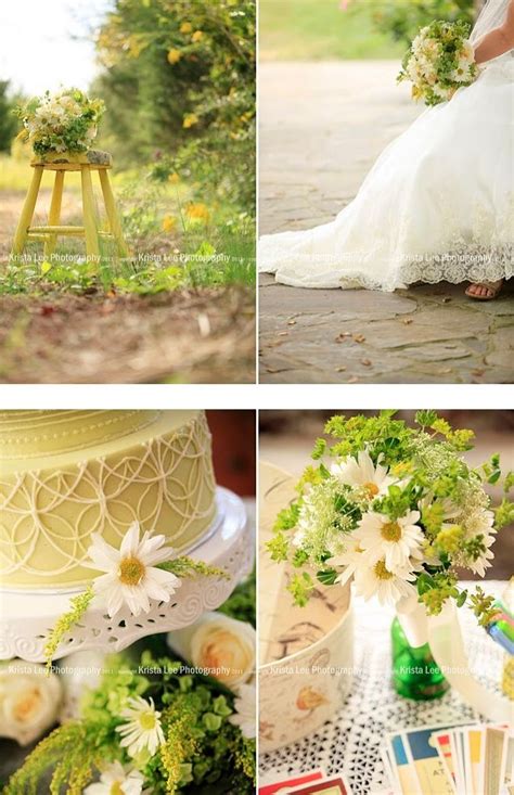 17 Best images about Yellow & Green Wedding on Pinterest | Wedding, Flower and Centerpieces