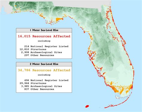 Florida Map After Sea Level Rise