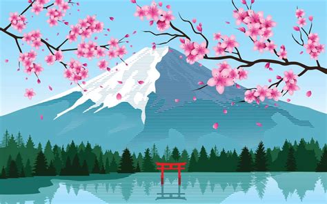Aesthetic Anime Cherry Blossom Wallpaper 4K : Among the cherry blossoms by sakurai0329.