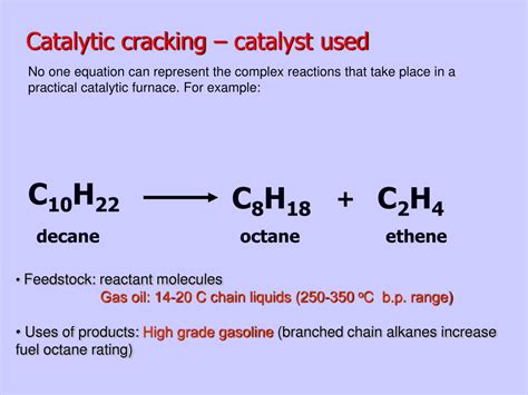 Decane cracking equation - lasopacosmic