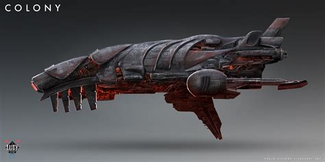 Colony - Spaceship Concept design on Behance