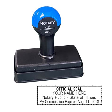 Illinois Traditional Notary Stamp » Notary.net