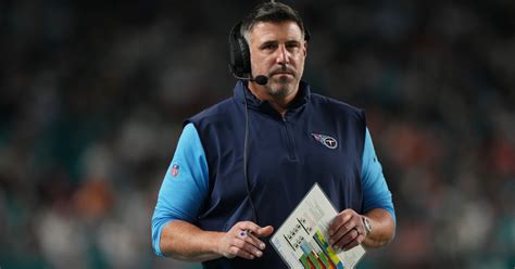 Tennessee Titans head coach Mike Vrabel fired, per report