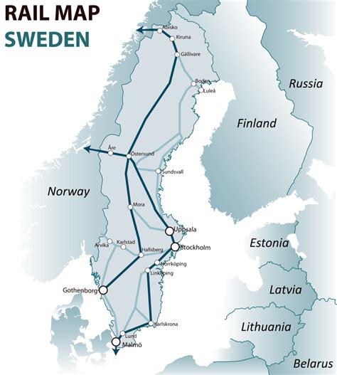 Sweden By Train | Trains - Tickets - Tours | RAILWAYHERO