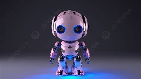 Fondo Adorable Robot Ai Con Renderizado 3d Cerebral Avanzado Fondo, Mascota Robot, Robots 3d ...
