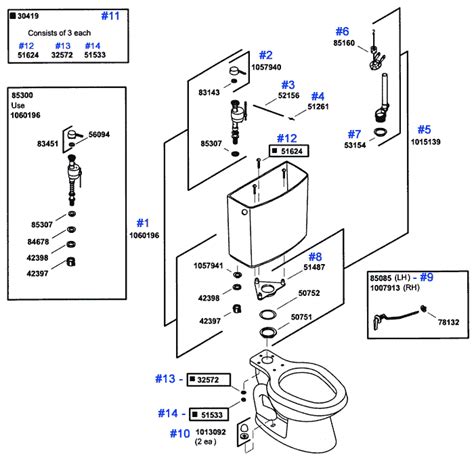 Kohler Toilet Repair Parts Flush Valve Kit | Reviewmotors.co