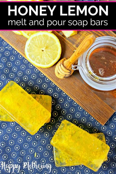 Homemade Honey Lemon Melt & Pour Soap Bars | Easy soap recipes, Homemade soap bars, Honey soap ...