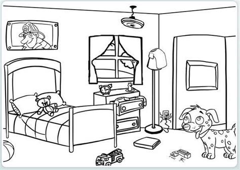 Beautiful and Modern Bedroom Coloring Pages - Coloring Pages