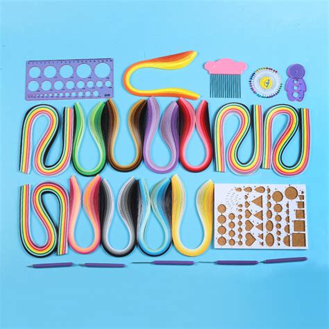 Paper Quilling Set Gradient Ramp Colorful Scrip DIY Hand‑Made Art Craft Tool Kit - Walmart.com