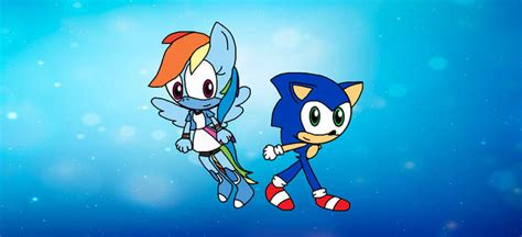 Sonic and Rainbow Dash on Sonic-Rainboom - DeviantArt