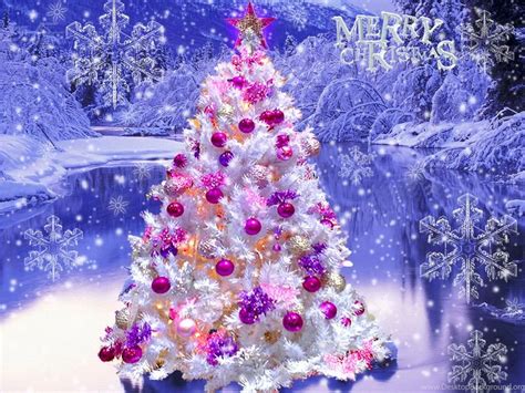 Pretty Christmas Tree Wallpapers Desktop Background