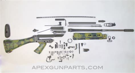 Rhodesian FAL Rifle Parts Kit, Original 21" Barrel, Painted Polymer ...