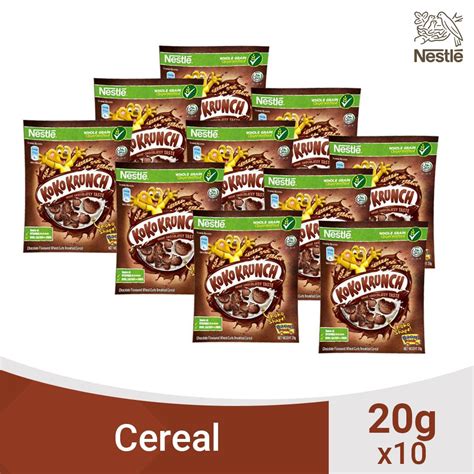 KOKO KRUNCH Breakfast Cereal 20g - Pack of 10 | Shopee Philippines