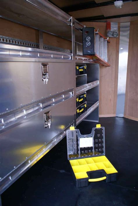 Enclosed Trailer Shelving & Storage - Ranger Design