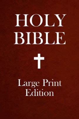 Large Print Bible - King James Version by Holy Bible, KJV | NOOK Book ...