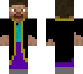 WHY IS STEVE WEARING EVOKER'S ROBE?! | Minecraft Skin