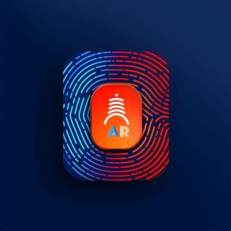 Premium Photo | A fingerprint scan logo
