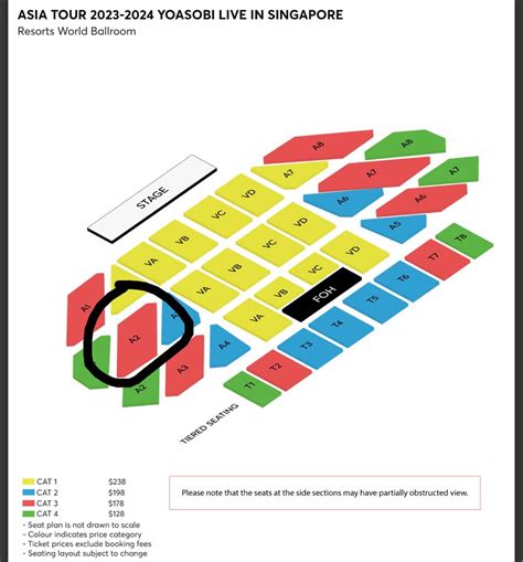 YOASOBI CONCERT 2024 CAT 3 X1 Ticket, Tickets & Vouchers, Event Tickets on Carousell