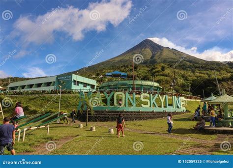 Playgrounds At Mayon Skyline View Deck Editorial Image | CartoonDealer ...