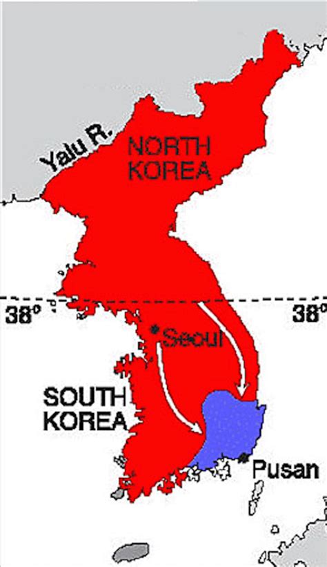 Map Of The Korean War 1950 1953 - vrogue.co