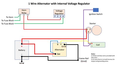 Wiring Diagram Of Alternator And Voltage Regulator - 4K Wallpapers Review