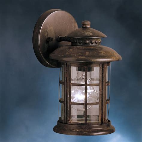 Rustic 1 Light Outdoor Wall Lantern | Wayfair