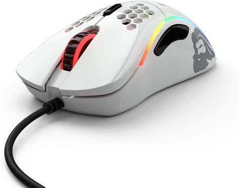 Glorious Model D USB RGB Gaming Mouse - Matte White