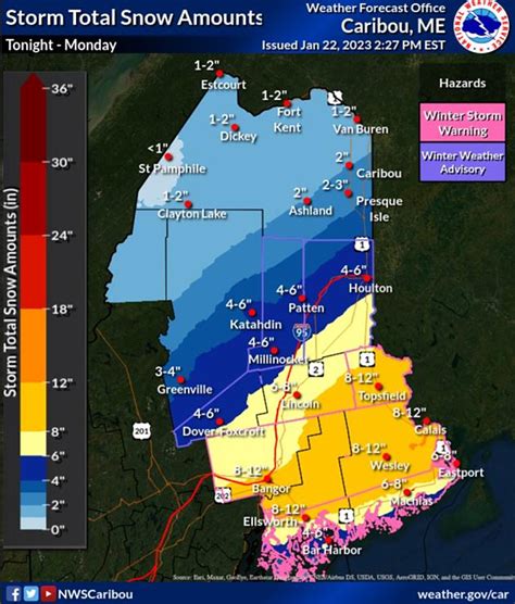 Winter Storm Warning Sunday Night Through Monday Night