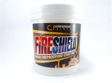 Fire Retardant Coating Fire Shield Liter Fire Proofing paint Fire Proof Paint | Lazada PH