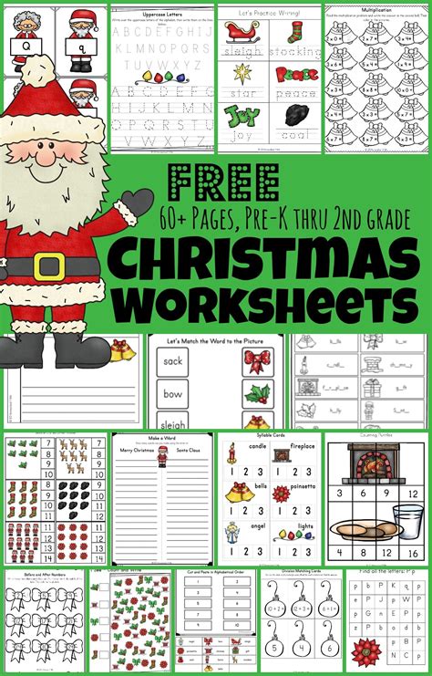 ?? FREE Christmas Worksheets - Worksheets Library