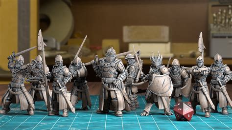 [ART] I sculpted some City Guard/Town Guard miniatures including ...