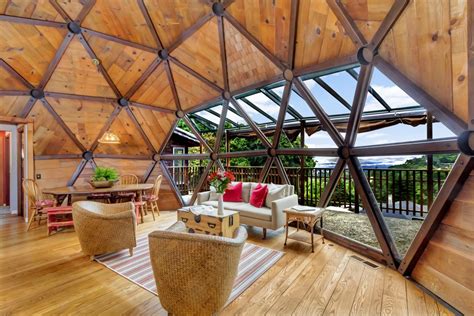 Couple spent seven years handcrafting their dream geodesic home