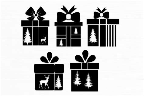 Christmas Gift Box Bundle Graphic by st · Creative Fabrica