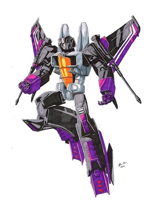 G1 Skywarp marker sketch, art by me :) : r/transformers