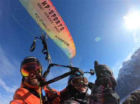 Fulpmes: High-Altitude Paragliding Flight