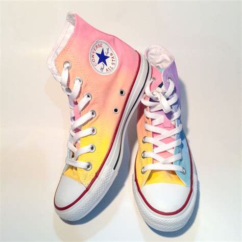 Ombre Pastel High Top Converse by IntellexualDesign on Etsy | Converse ...