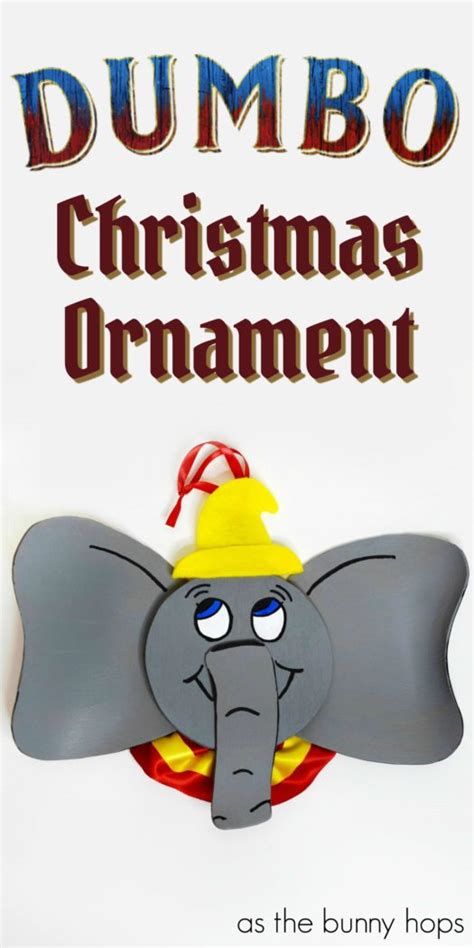 Dumbo Christmas Ornament - As The Bunny Hops®