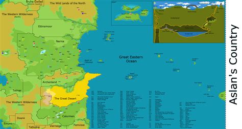 Complete Map of Narnia by JamisonHartley on DeviantArt