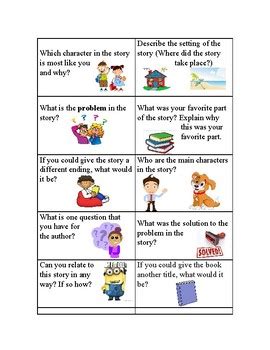 Book Club Discussion Questions by Fabulous in First with Miss Hockenjos