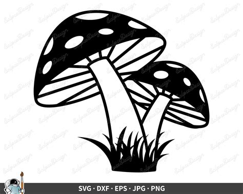 Mushroom SVG Mushroom Vector Mushroom Clipart Mushroom Cricut - Etsy Canada